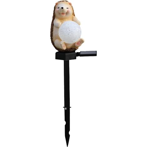 Ornement éclairage extérieur 16 5 pouces piquet lampe hérisson coque résine (1/5)