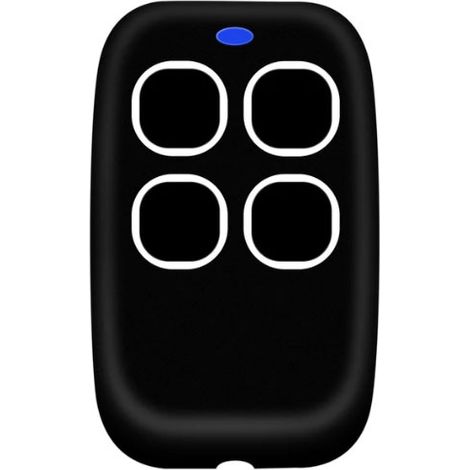 Control remoto universal para portones de 250 a 915 MHz, 4 en 1, programable multifrecuencia con código rodante, radiocontrol con lista de compatibilidad para garajes. (1/5)