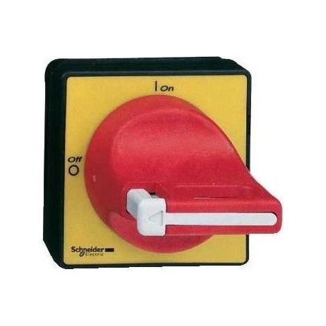 Maniglia rotante anteriore maniglia rossa con lucchetti 1/3