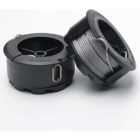 Carrete de 2 piezas de hilo para desbrozadora BOSCH UniversalGrassCut, XU, 18 18-26 18-260 F016800570 con tapa --Crezuo-Crezuo