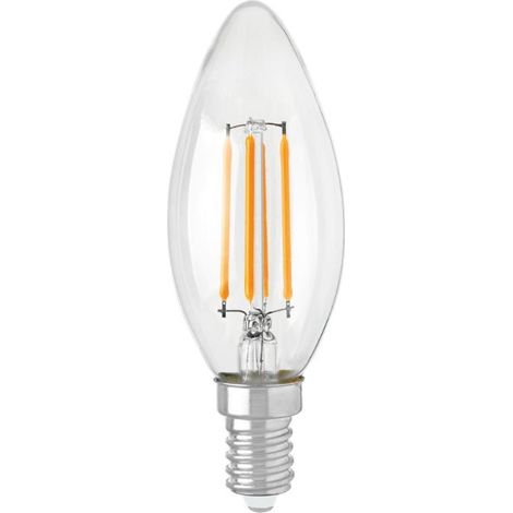 Ampoule LED E14 C35 4W Filament - Blanc Neutre 4000K - 5500K - SILAMP