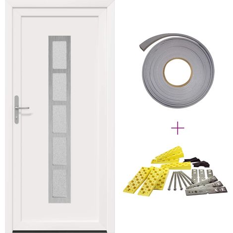 Porta Frontale Bianco 108 x 208 cm PVC vidaXL (1/5)