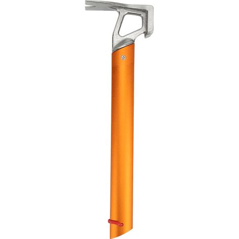 Marteau multifonction extérieur pour piquets de tente camping, résistant aux chocs, arrache-clous, orange (1/5)