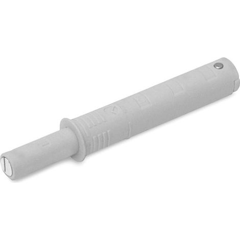 cierre magnético embutido k-push tech. plástico. apertura automática. . con imán. diámetro - italiana ferramenta kpush l kpush largo largo 20mm. kpush color gris