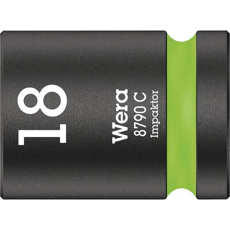 Wera 8790 C Impaktor Steckschlüsseleinsatz mit 1/2"-Antrieb, 18 x 38 mm (1/5)