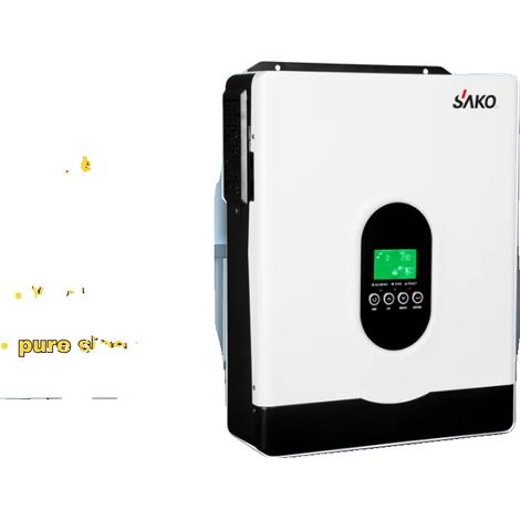 Onduleur solaire hybride, MPPT 80A, sortie en onde sinusoïdale pure, 3000VA 24V maintenantfi (1/5)