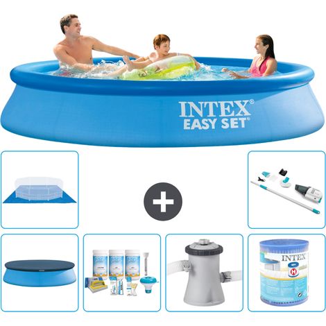 Intex Piscine Easy Set Ronde - 305x61 cm - 7-pièces S30492 (1/5)