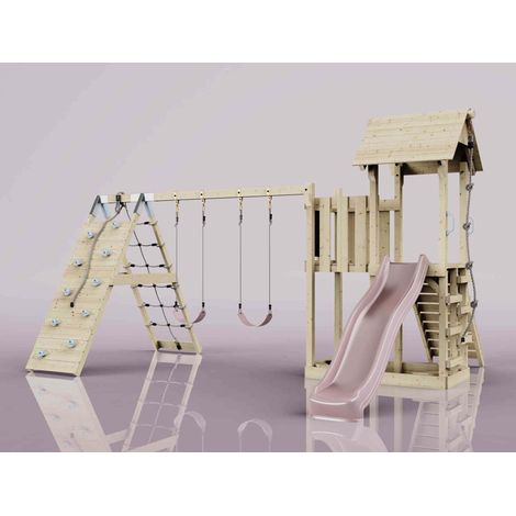 PolarPlay Tour de jeux Roskilde Rosa Balançoire pour enfants