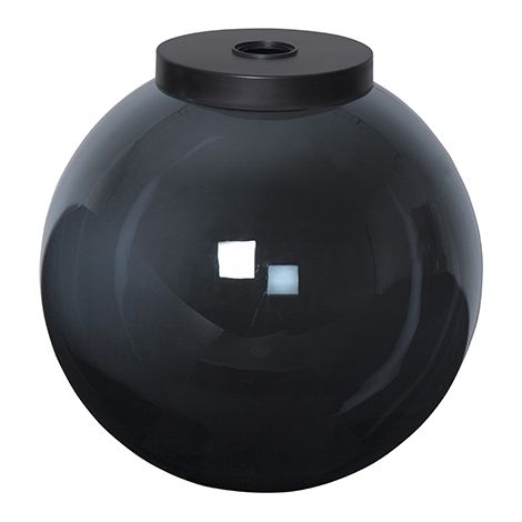 Outdoor-Hängeleuchte ,Orby', E27 Lampenschirm, rauchgrau, Ø 30cm (1/3)
