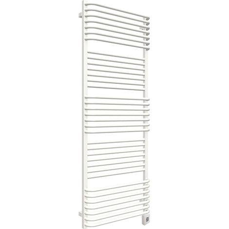 Sèche-serviette électrique blanc de 1580mm de haut et 600mm de large - 1000 Watt - POL1580/600SOAE8B