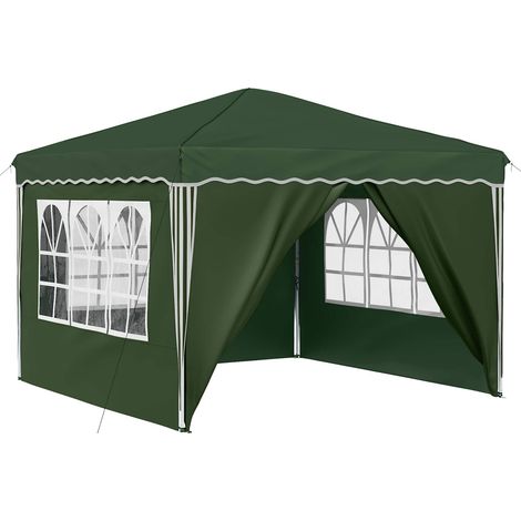 vidaXL Pop-up Party Tent 288 x 288 x 245 cm Green Oxford Fabric (1/4)