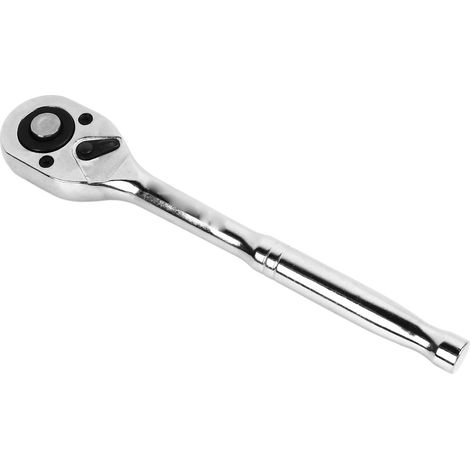 Metall-Ratschen-Schnellschlüssel, 24 Zähne, Schnellverschluss, umkehrbarer Steckschlüssel mit 1/2-Zoll-Kürbisgriff (1/5)