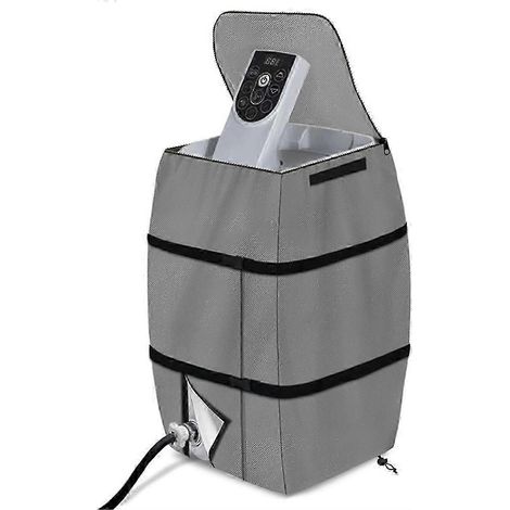 Housse de pompe de chauffage pour spa avec fenêtre supérieure en PVC, étanche et gonflable. (1/5)