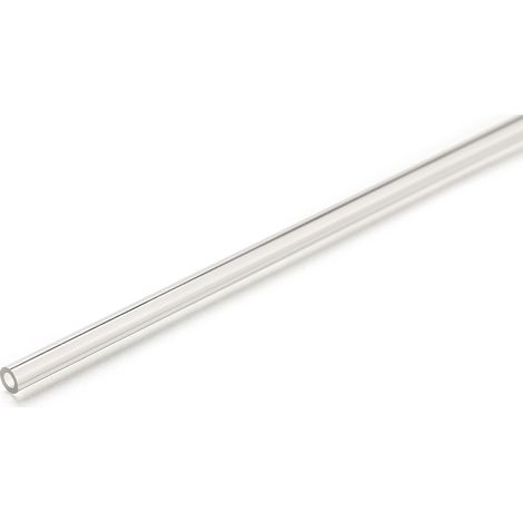 Rs Pro – Tube acrylique incolore rond 12mm x 8mm – Longueur 1m – Pour applications techniques spécifiques – Résistant à +70°C