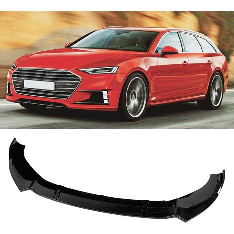 3-stufige Stoßstangenlippe, schwarzes ABS, Fahrzeugmodifikationszubehör, Stoßstangenlippe für A6 C8 (1/5)