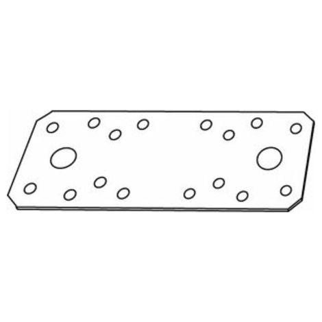 ART 81503 Flachverbinder Edelstahl 96 x 35 x 2 FS 25 Stk