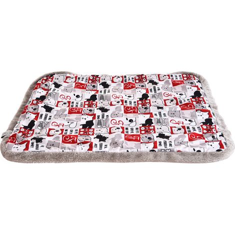 100 x 70 cm: Copertina con un lato in peluche fantasia Family Ferribiella per cani e gatti