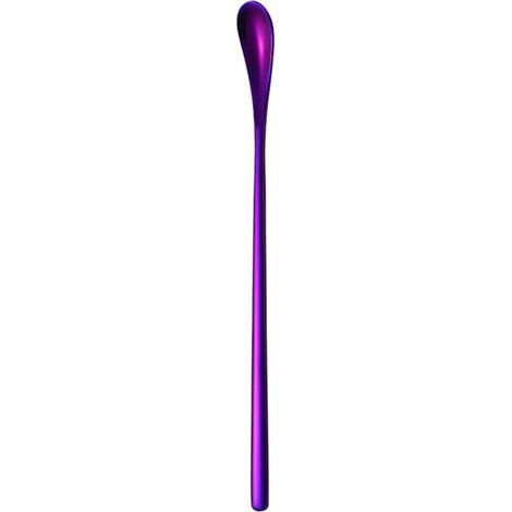 Cuillère À Café - Acier Inoxydable 304 - Manche Long - Pour Latte Glace Et Desserts - 19 3 Cm Ou 23 3 Cm - Lot De 7 (1/5)