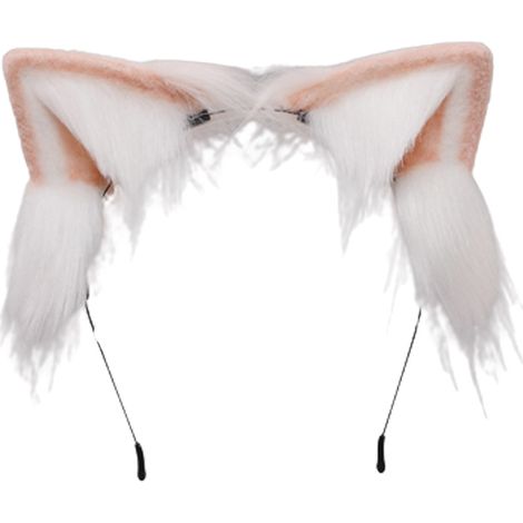 Adorables oreilles d'animaux en peluche, pince à cheveux oreilles de chat, accessoire de déguisement pour Halloween et fêtes costumées (1/5)