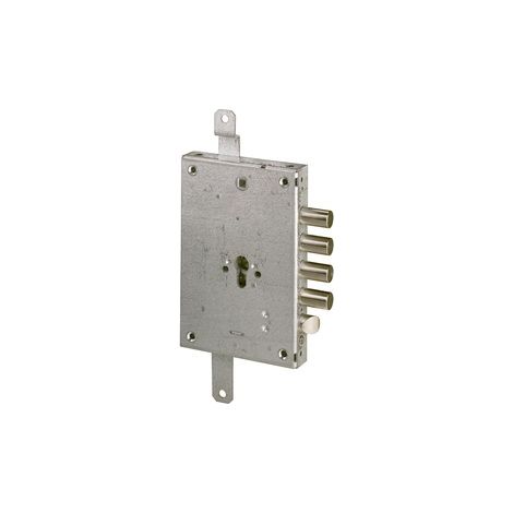 Serratura per Porte Blindate Applicazione Planare - Chiusura triplice 4 Catenacci e Scrocco - Entrata 60 mm - B6515.48 (1/2)