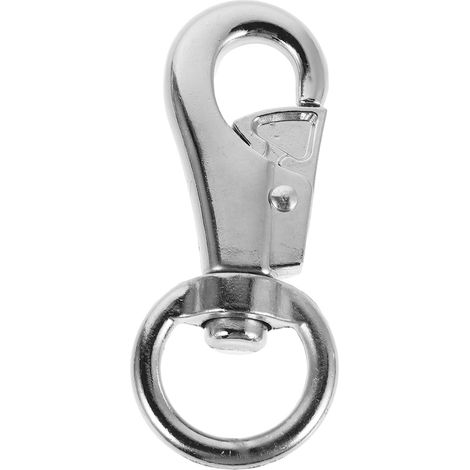 Crochet Pivotant pour Chaise Suspendue et Hamac Alliage de Zinc Argenté Résistant la Rouille pour Intérieur et Extérieur (1/5)