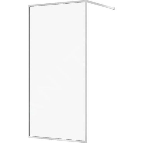 Cersanit Larga - Paroi de douche Walk-In, 100x200 cm, chrome/verre clair S932-136 (1/2)