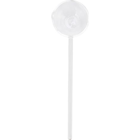 Cuillère en verre pour mélanger 100ML résistante aux hautes températures, simple, pour café et thé, transparente, pour restaurants et maison (1/5)