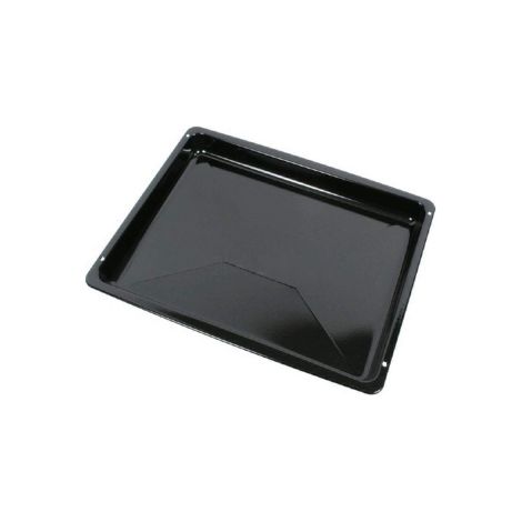 Bandeja esmaltada negra (ORIGINAL Beko) para horno, Dimensiones: 462 x max 373 x 40 mm, Referencia: 219440101