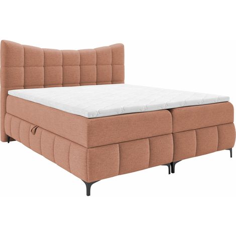 Cama continental Littera, Freya 210.32, Continental, Individuales, 120x200, Tapiz, Somieres, 124x210x120cm (1/5)