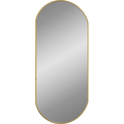 Wandspiegel Golden 80x35 cm Oval vidaXL