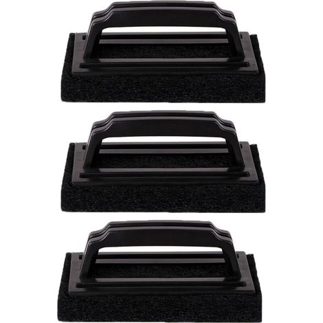 3 Pièces Brosse Plancha, Brosse Grille Barbecue, Brosse Barbecue, Kit de Nettoyage 3 Pièces pour Barbecue, Convient pour La Cuisine, Barbecue Extérieur Grill Nettoyage Taches