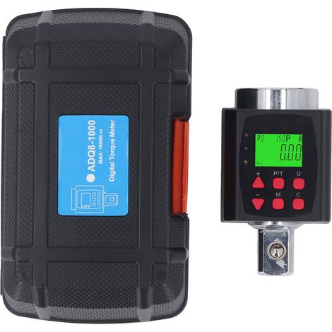 Clé dynamométrique numérique 3/4 pouce – Adaptateur électronique 10-1000 N.m 5 unités 10 préréglages sonore visuel (1/5)