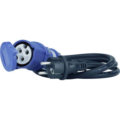 cartrend Adaptateur CEE fiche à contact de protection Longueur de câble=1.50 m (1/2)