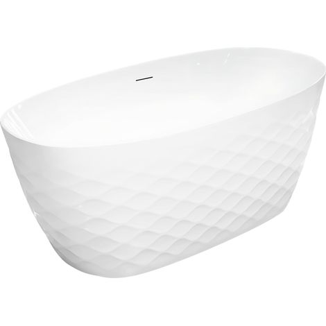BAIGNOIRE AUTOPORTANTE REA GAJA WHITE 170 (1/5)