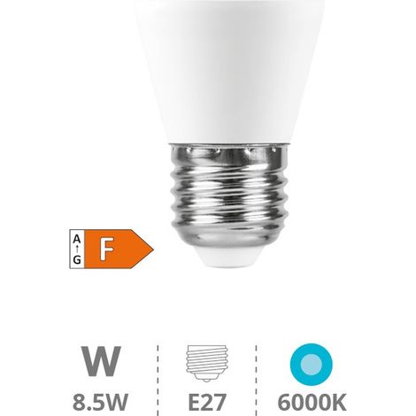 Bombilla de LED esférica 8,5W E27 6000K (1/3)