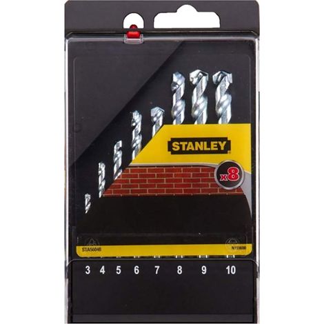 PUNTA PER MURO IN SET set 8 pz (da mm 3 a 10) - STANLEY