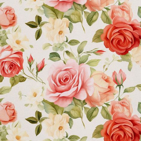 Tela decorativa para exteriores Oxford - Flores - DX2687 (1/5)