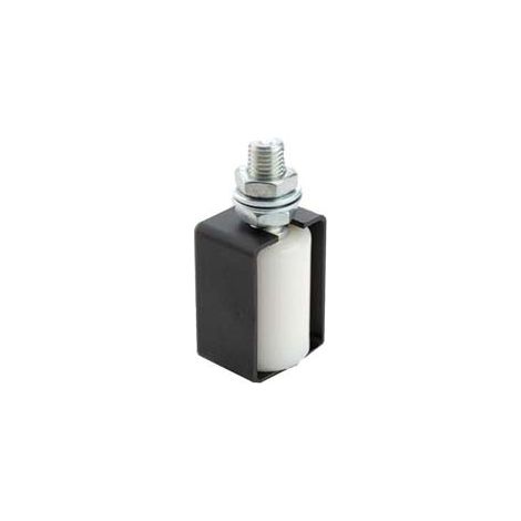 OLIVA PER CANCELLI IN NYLON BIANCO CON CUFFIA DI PROTEZIONE ART.450K- - ø mm.40x45 - perno filettato M16 - 6 pezzi COMBI