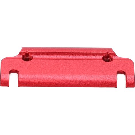 Bras de support de boîte de vitesses avant et arrière en alliage d'aluminium pour pièce de mise à niveau voiture RC Arrma 1/8 Karton Rouge (1/5)