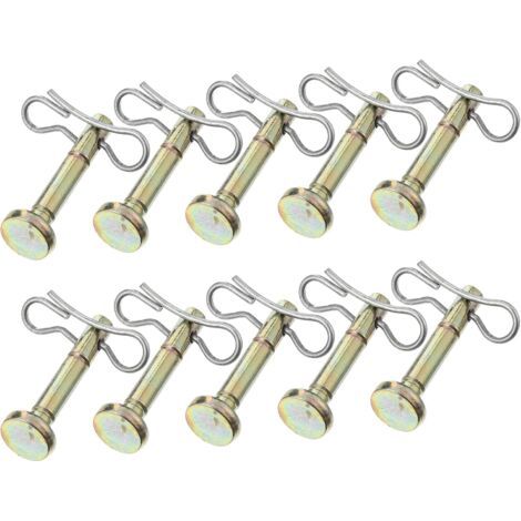 Boulons et goupilles de cisaillage pour Fraise à Neige - Compatible avec MTD 714-04040 et 738-04124 - Pièces de Rechange pour souffleur à Neige en métal (1/5)