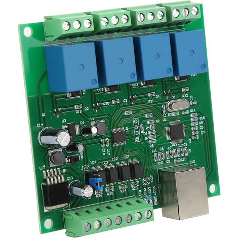 12-V-Netzrelais, 4 Kanäle, Niedrigpegelauslösung, elektrisches Zubehör, automatische Datenspeicherung (1/5)