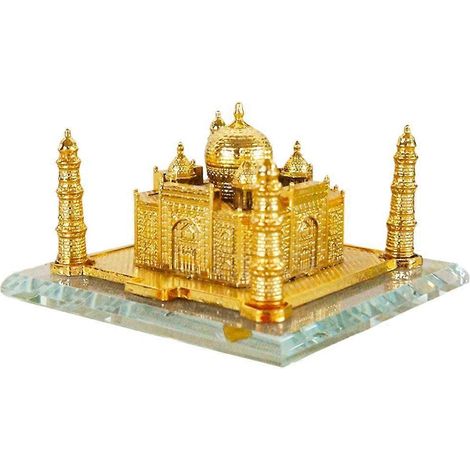 Maquette de Taj Mahal à poser, figurine décorative de bureau, cadeau de collection (1/4)