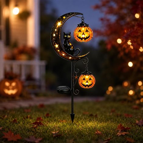 déco Halloween extérieur Solaire Lampes solaires à piquer (1/5)