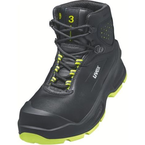 uvex Stiefel 3 S3 schwarz gelb Weite 12 Gr. 36