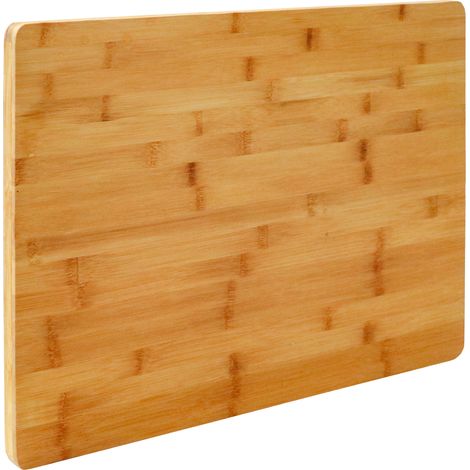 Tagliere professionale XL in legno di bambù 50x35x2 cm tavola grande