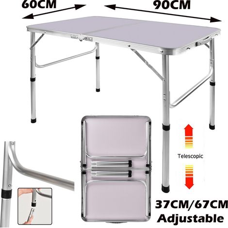 Klapptisch Step Up Hocker Camping Outdoor Indoor Picknick Party BBQ 906067cm (1/5)