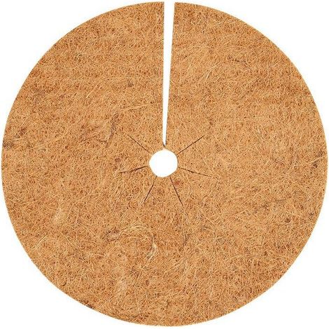 6 morceaux, plat de couverture marron à la noix de coco, plants de protection hivernal du tapis brun de noix de coco, pour les pots dans des pots dans le jardin (35 cm) (1/4)