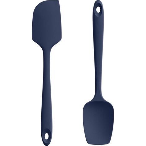 Silikon Teigschaber 2er-Set, 315℃ hitzebeständig, flexibel, antihaft