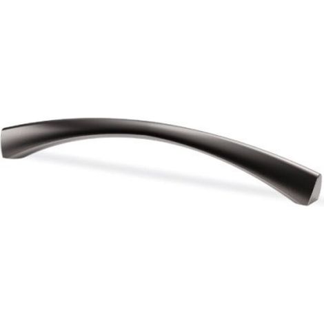 Poignée de meuble ark - Décor : Noir - Entraxe : 160 mm - Hauteur : 29 mm - Largeur : 13 mm - Longueur : 175 mm - (1/3)