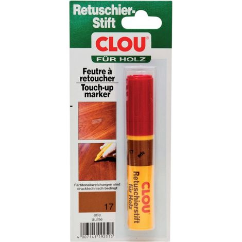 Rotulador de retocar para madera Nr. 17 aliso (por 4)
